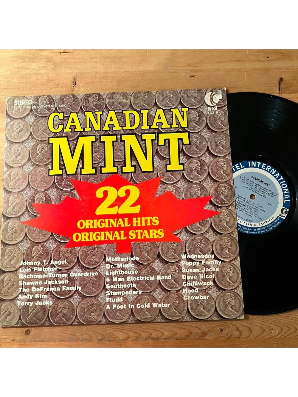 Various - Canadian Mint 22 Original Hits 33rpm VG+ VR21